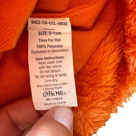 Baby Infant Pumpkin Costume Set Hat Booties Socks Headband 12M Halloween Orange - Picture 2 of 2